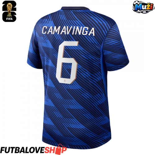 Dres Francúzsko Eduardo Camavinga #6 Domáci MS 2026 Krátky Rukáv